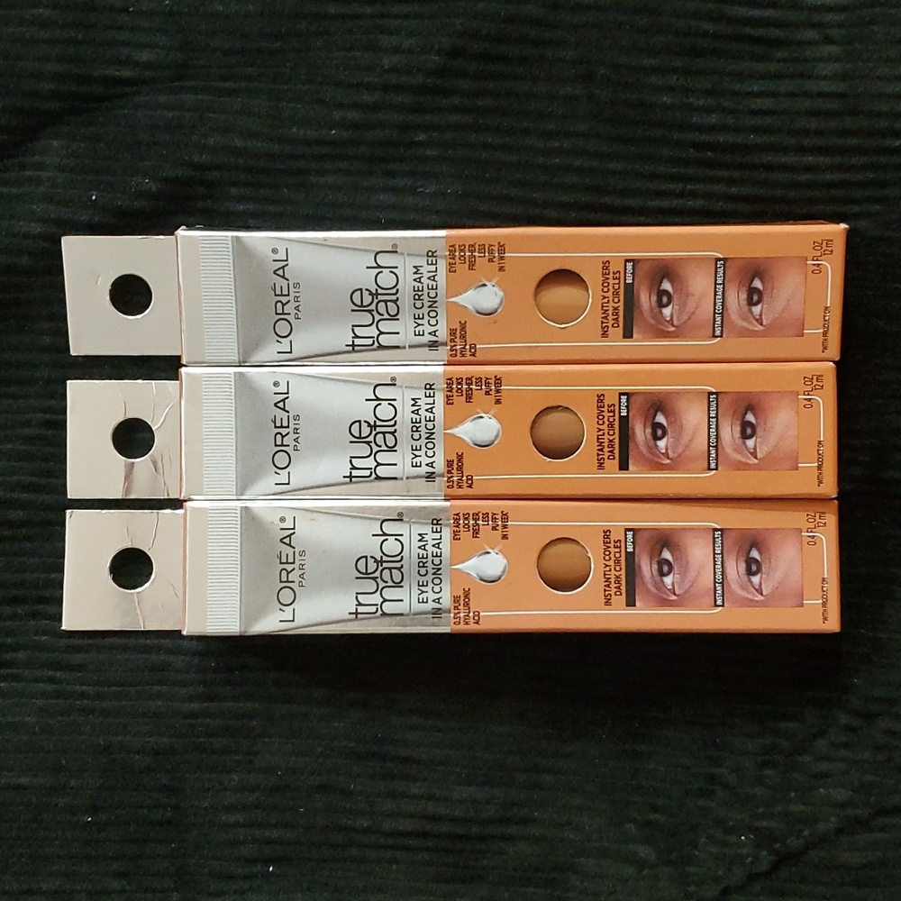 L'Oreal Paris Eye Cream Concealer W7-8 Dark